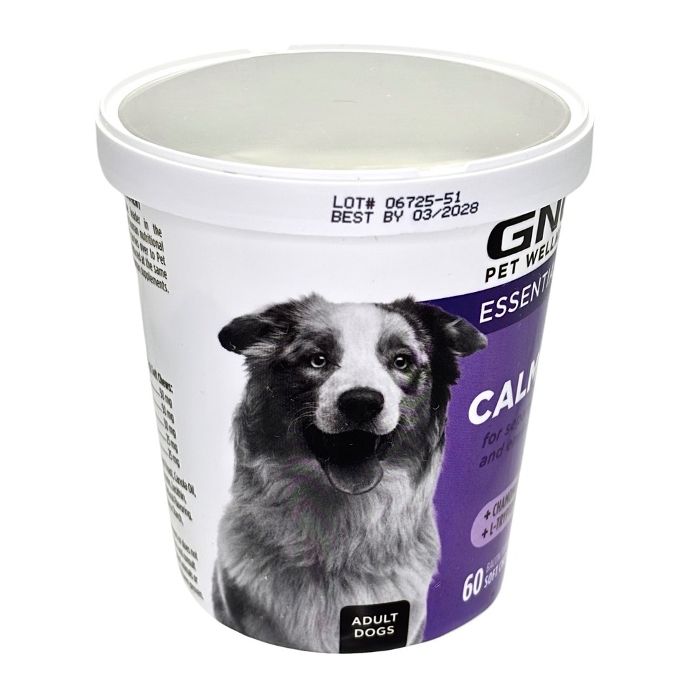 GNC Pet Wellness Essentials‎ Calming Dog Chews Bacon Flavor 60 Count NEW - Picture 5 of 16